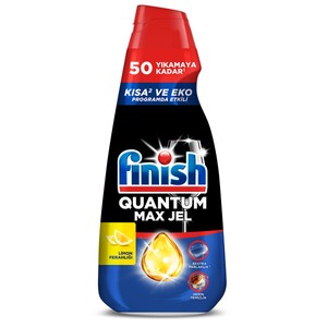 FINISH Quantum Max Limon Ferahlığı 900 ml Jel Bulaşık Makinesi Deterjanı
