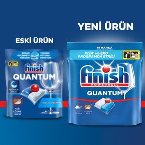 FINISH Quantum 72 Kapsül Bulaşık Makinesi Deterjanı Tableti