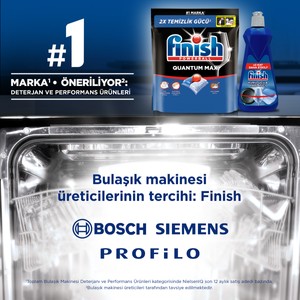 FINISH Quantum Max 33 Kapsül Bulaşık Makinesi Deterjanı Tableti